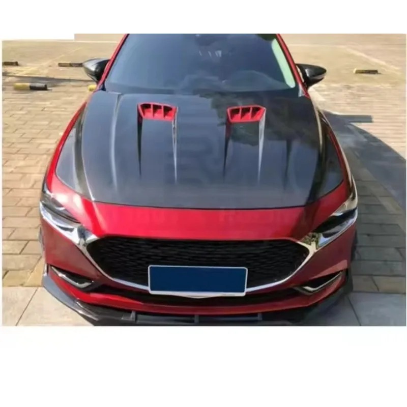 High Quality Carbon Fiber Front Hood Bonnet Performance Parts for  3 Axela Engine Cover